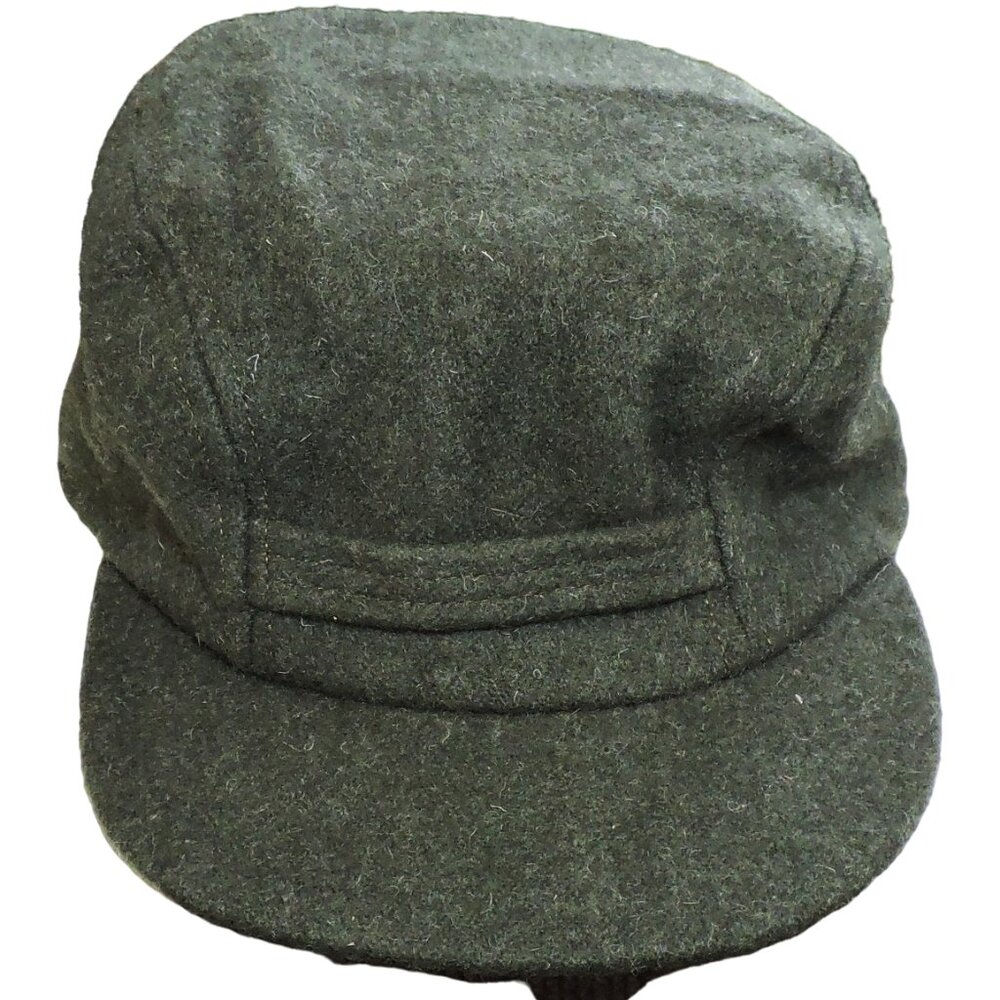 Filson Mackinaw Wool Cap Pull Down Neck And Ear Protection Quilted Insulation